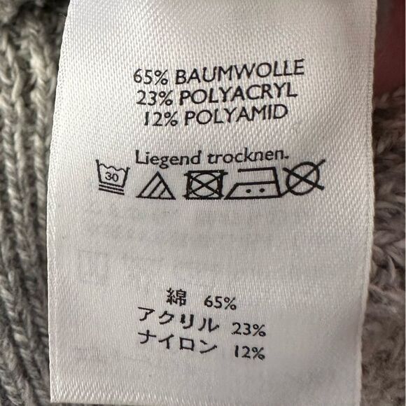 Eddie Bauer Mens Sweater Size Large Pullover Heathered Gray V Neck - Picture 5 of 8